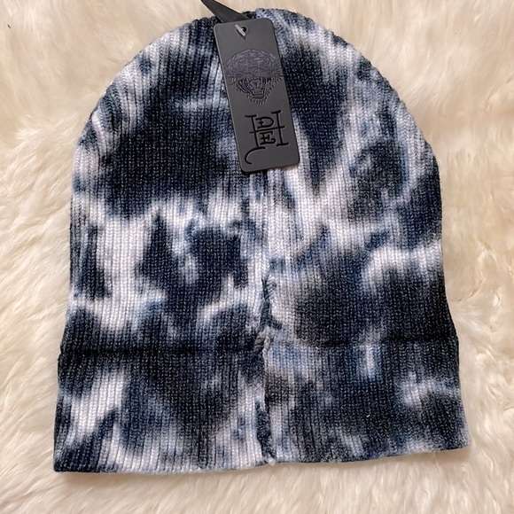 Y2K unisexe tie dye Ed Hardy beanie | winter toque | NWT - Picture 3 of 4